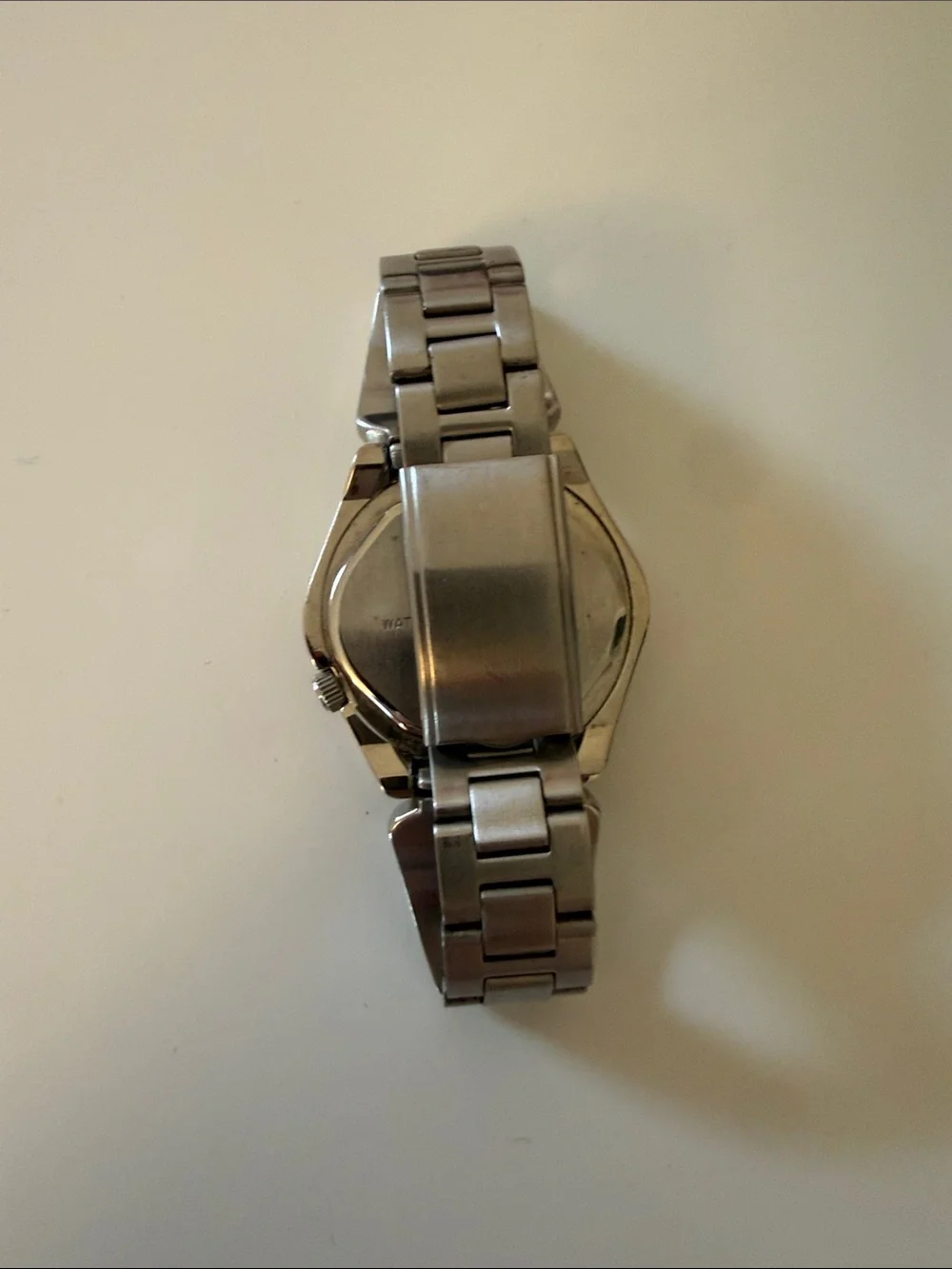 Spoon Pulsar Stainless Steel Watch with Bright Orange Dial